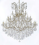 Maria Theresa Crystal Chandelier Lighting H 60" W 52" Trimmed With Spectra (Tm) Crystal - Reliable Crystal Quality By Swarovski - Cjd-Cg/2181/52Sw