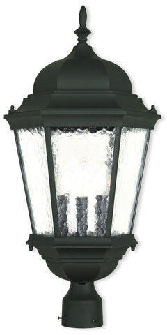Livex Hamilton 3 Light TBK Outdoor Post Lantern - C185-75474-14