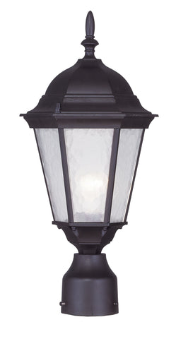 Livex Hamilton 1 Light Bronze Outdoor Post Lantern - C185-7558-07
