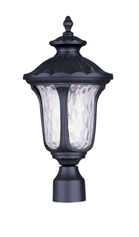 Livex Oxford 1 Light Black Outdoor Post Lantern - C185-7855-04
