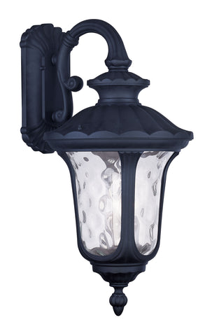 Livex Oxford 3 Light Black Outdoor Wall Lantern - C185-7857-04