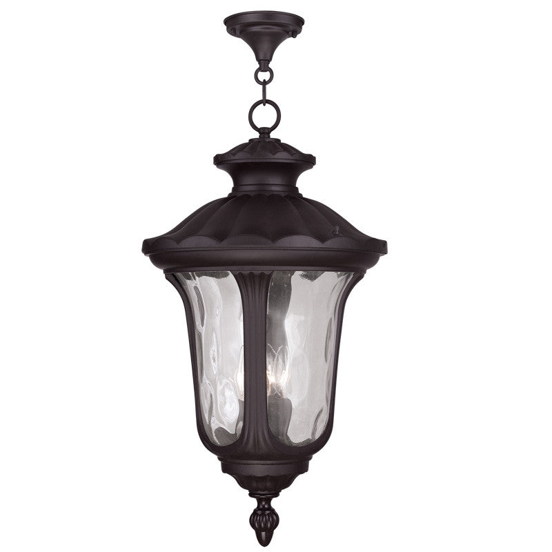 Livex Oxford 3 Light Bronze Chain Lantern - C185-7865-07