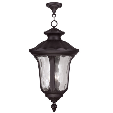Livex Oxford 3 Light Bronze Chain Lantern - C185-7865-07