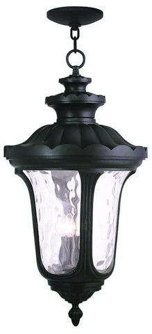 Livex Oxford 4 Light Black Outdoor Chain Lantern  - C185-78703-04