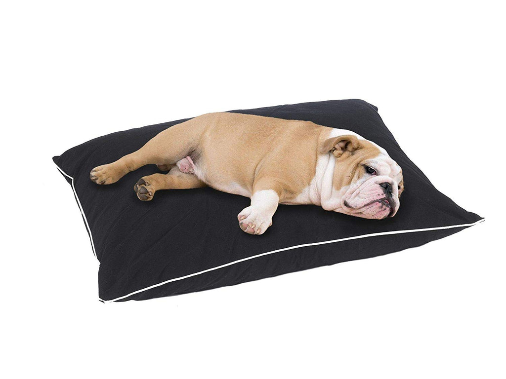 Dog Bed Cat Bed Pet Bed Dog Pillow Extra Soft - J10-104-37X28BK