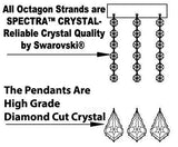 Swarovski Crystal Trimmed Wall Sconce Empire Crystal Wall Sconce Lighting W 9.5" H 18" D 5" - A81-Cs/4/5/Wallsconce Sw